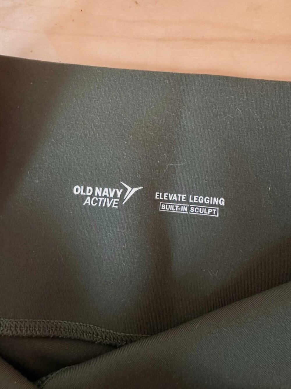 Old Navy Active High Waisted Green Elevate Built-In Sculpt Leggings (Size M) - Picture 6 of 7